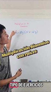 Multiplication of binomials with radical coefficients #algebra #mathematics #multiplication
