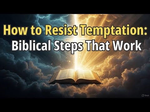 5 Biblical Ways To Resist Temptation