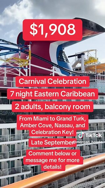7-Night Eastern Caribbean Carnival Cruise from Miami