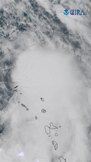 24K views · 247 reactions | Lightning flashes from convection within Tropical Storm Jerry as the storm moves north of the Leeward Islands. Details: This animation contains the GeoColor and GLM group energy density products. It spans the five-and-a-half hour period from 10:31 UTC to 15:59 UTC on 2025-10-10. | Cooperative Institute for Research in the Atmosphere | Facebook