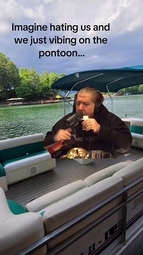 Haters gonna hate, but we're too busy being legends on the lake. The ultimate 'I don't care' face, brought to you by the pontoon life. Find your happy place! 👑 #pontoonvibes #lakelife #unbothered #memeoftheday #viralfb #squadgoals | Pontoon Paradise