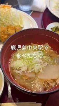 鹿児島中央駅 いちにいさん かごっまふるさと屋台村 せんべろ 鹿児島旅行 旅 とんかつ 黒豚 #ランチ #グルメ #グルメ好き #お得グルメ #japanesefood #鹿児島ランチ