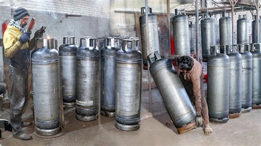2M views · 29K reactions | Amazing Process of Making Gas Cylinder ｜ Factory Manufacturing Process #factory #manufacturer #industrial #facts #manufacturing #design #industry #fact #factor #fashion #urbex #faction #photography #architecture #wholesale #engineering | Life Show | Facebook