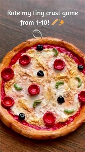 Day-4 Realistic Clay Pizza Charm 🍕