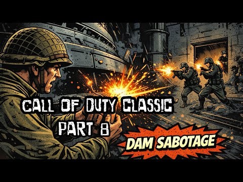 Call of Duty Classic - Part 8 (EDER DAM INFILTRATION: Dynamite, Grenade Storm & Desperate Escape!)