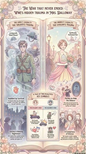 War Theme in Mrs Dalloway by Virginia Woolf #notebooklm #literature