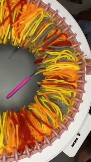 My most complex design on my Sentro 🔥 #sentroknittingmachine #circularknittingmachine