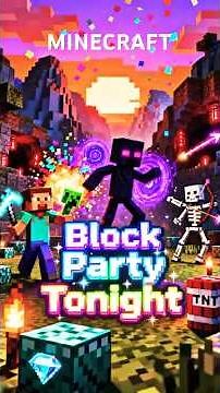 Minecraft Inspired Song | Block Party Tonight |#shorts #gaming #trending