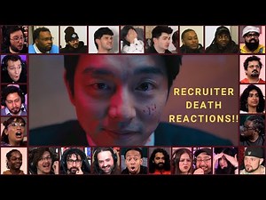 Reactors Reacting To Recruiter's Death Scene | Squid Game Season 2 Episode 1 Reaction Mahup