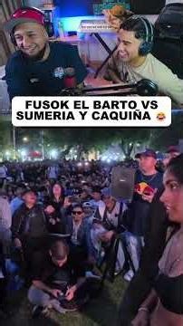 FUSOK EL BARTO VS SUMERIA AND CAQUIÑA AT @DEMBattles 😂