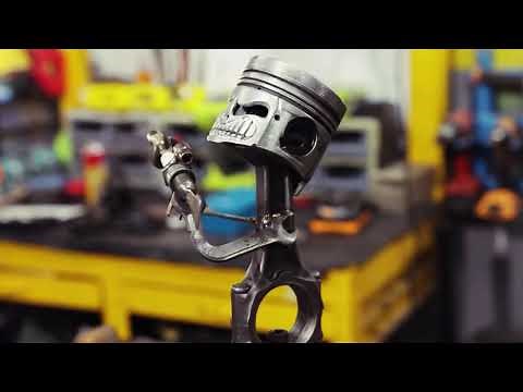 DIY Welding Project: Transforming Old Car piston into a Skull Head Statue | For Home Decoration