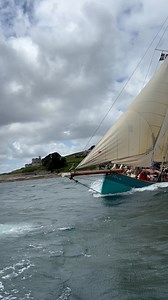 8.1K reactions · 1K shares | Tallulah and Eve of St Mawes round the turning Mark. Tallulah’s jib sheet gets caught under the guard rail and foredeck top crewman David frees it followed by frantic getting it tight as fast as possible. All the excitement of the Pilot Cutter Review. You can have fun sailing on Tallulah. See Tallulah: https://classic-sailing.com/vessel/tallulah-pilot-cutter | Classic Sailing | Facebook