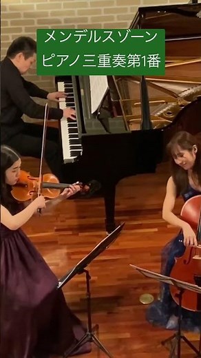 メンデルスゾーン/ピアノ三重奏曲第1番#メンデルスゾーン #mendelssohn #ピアノトリオ#メントリ