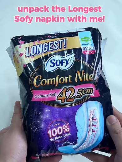 Sofy Comfort Nite: Longest Pad for Leak-Free Nights