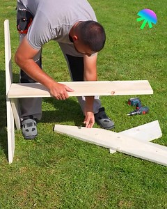 2.3K views | Creating an outdoor bench with back video by Entice Studio | Genius Cute Plus | Facebook