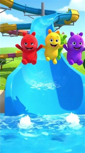 "Unexpected FUNNY Moments: Teletubbies Slide into the Pool! #youtubeshorts #funny