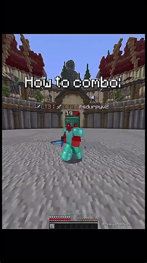 How to Combo in Minecraft S-Tap and W-Tap tutorial