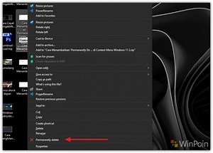 Cara Menambahkan 'Permanently Delete' di Context Menu Windows 11