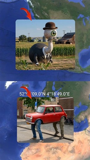 Top Finds on Google Maps & Google Earth | Part 6 #shorts