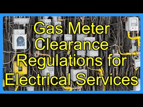 Gas Meter Clearance Regulations for Electrical Services