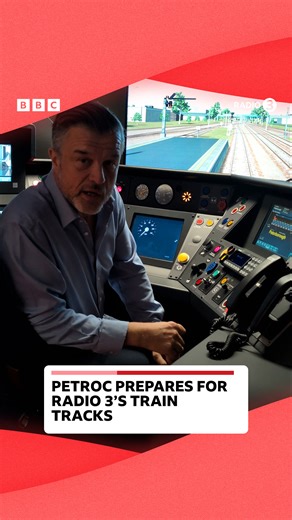 95K views · 699 reactions | "I did... OK."  Presenter Petroc Trelawny embarked on a train simulator, ahead of Radio 3's celebration of 200 years of the railway. Join us for the all day celebration on Saturday 27 September  | BBC Radio 3 | Facebook