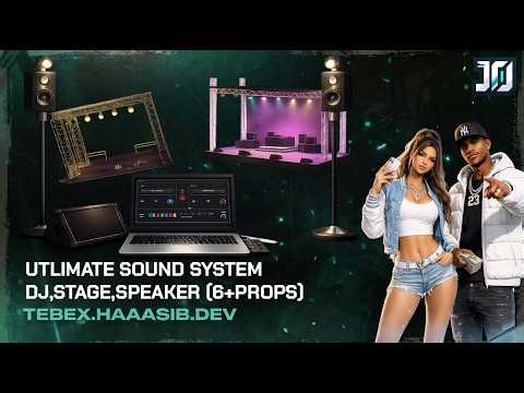 Ultimate Speaker System For Fivem | Dui Based DJ Laptop , 6+ Custom Props | 3D Audio