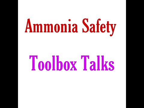 Ammonia Safety Toolbox Talks