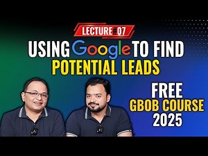 Using Google To Find Leads| Free GBOB Course Lecture 7 | Guest Posting Course by Shahzad Ahmad Mirza