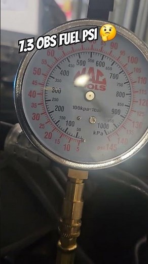 Ford 7.3 Powerstroke Fuel Pressure