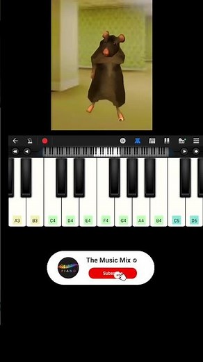 Rat 🐀 Dance | chess Type Beat (piano tutorial) @themusicmixBXT