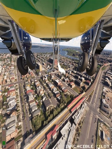 7.9K views · 40 reactions | Hard Touchdown At John F. Kennedy International Airport | Invincible Pilot | Facebook