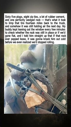 The Rock That Held Our Tire Together