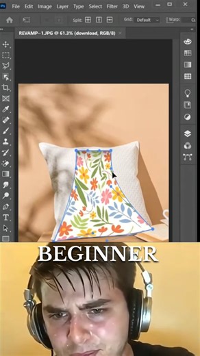 Sachin | Photoshop Expert & Illustrator | How to make a pillow mockup in Photoshop Day 38/50 learning photoshop . . . . #viral #shorts #design #photoshop #graphicdesign #mockup | Instagram