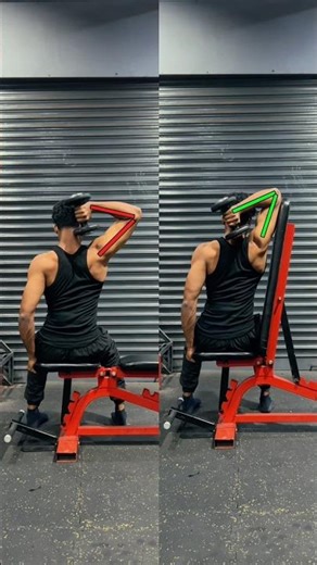 How to Do Dumbbell Overhead Triceps Extensions Correctly