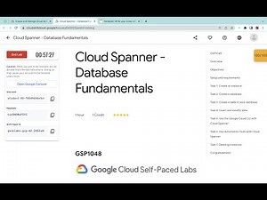 Cloud Spanner - Database Fundamentals || #qwiklabs || #GSP1048 || [With Explanation🗣️]