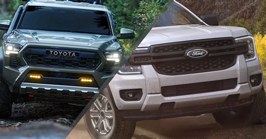 2025 Ford Ranger vs 2025 Toyota Tacoma
