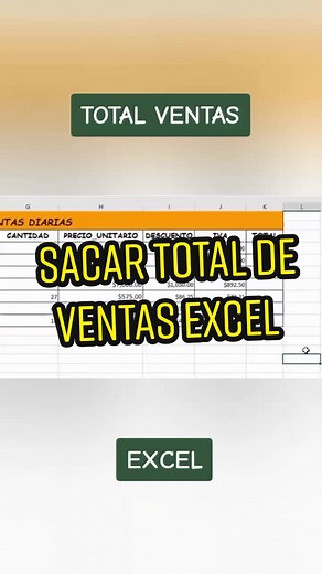#sacar #total #ventas #excel #codeve70