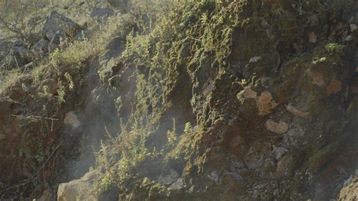 Earth and rock texture of a mountain in arid climate - Free Stock Video