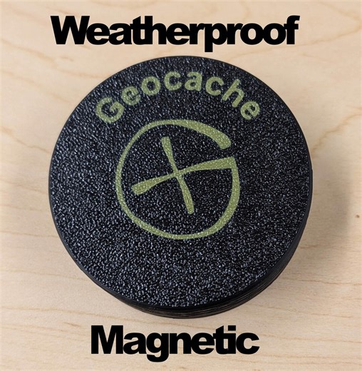 Magnetic Round Geocache Container – ASA Outdoor-rated, 3D Printed, Strong N52 Magnets, Altoids Tin Substitute, Weatherproof Geocaching Hide - Etsy