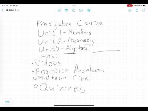 Introduction - Prealgebra Math Course