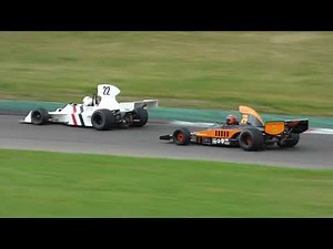 Historic F1 Cars Racing at Brands Hatch