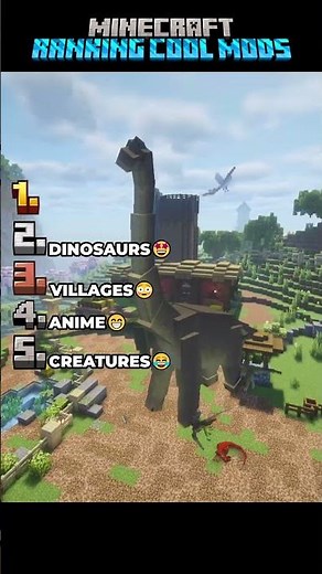 Ranking Cool Minecraft Mods #shorts