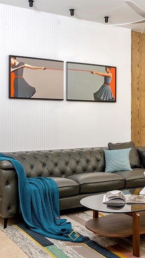 CuttingEdge DesignStudio on Instagram: "We can’t wait to show the 3 beautiful homes - A 6000 sft triplex at Kolla Luxuria , a 4000 sft at Myhome Bhooja and an independent Duplex - we shot last week. It has been a whirlwind and hectic shoot , but we’re so happy with the gorgeousness of the outcome. The Swing in teak and brass chains forming the centerpiece in the living , the twin portraits on the feature wall in the Drawing room , the flight of herons artwork on the side board in dining against 