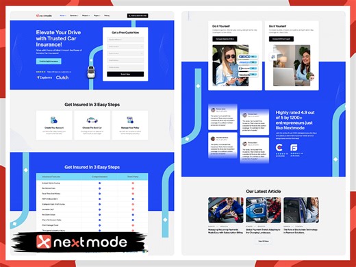 Car Insurance Website Design