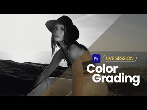 How I COLOR GRADE this shot | LIVE | SONY FX6 | Premiere PRO Tutorial