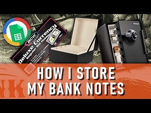 What Do I Use? Where Do I Keep My Collection? #banknotes #currency #money How I store My Bank Notes