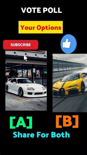 Supra vs Bugatti #supra #buggati #car #shorts