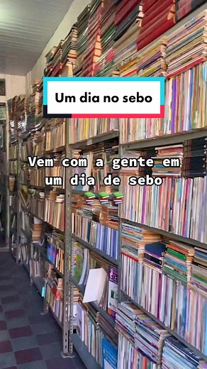 Um dia no sebo em Fortaleza