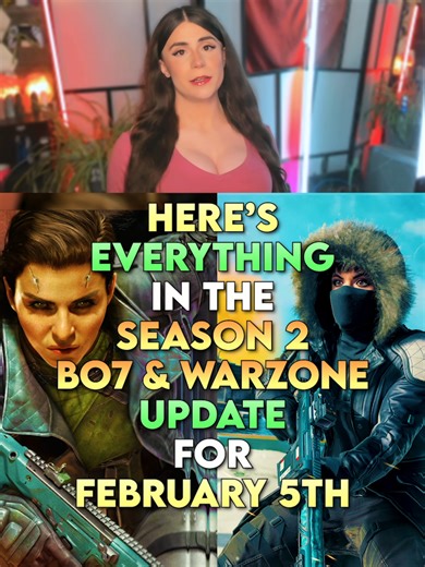Here's Everything Arriving in the New Season 2 Update in COD BO7, Black Ops 7 Zombies, Endgame, and Call of Duty Warzone on February 5th Patch Notes Including Season 2 Reloaded #BlackOps7 #Warzone #CallofDuty #COD #Gaming #ZEFF
