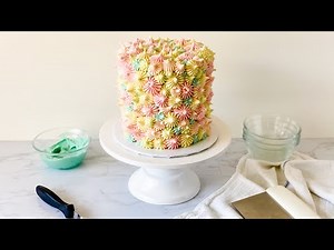 How to Make a Pretty Pastel Cake for Your Spring Party